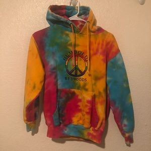 Tie-dye “Humboldt”  hooded sweater